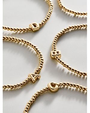 BaubleBar Bubble Letter Pisa Bracelet - Metallic
