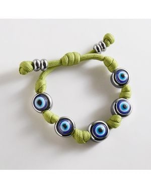 BaubleBar Eyes Open Evil Eye Paracord Bracelet - Blue