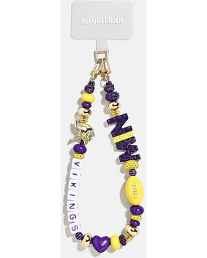 BaubleBar Nfl Beaded Phone Charm - White