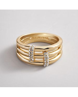 BaubleBar Helen Layered Ring - Metallic