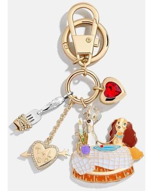 BaubleBar Disney Lady And The Tramp Dynamic Duo Bag Charm - White