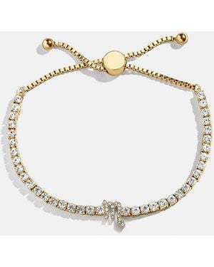 BaubleBar Zodiac Tennis Bracelet - White