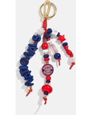 BaubleBar Mlb Beaded Bag Charm - White