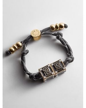 BaubleBar Block Party Varsity Number Custom Bracelet - Gray