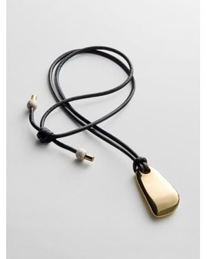 BaubleBar Tallulah Pendant Necklace - Metallic