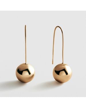 BaubleBar Gold Pisa Drop Earrings - Metallic