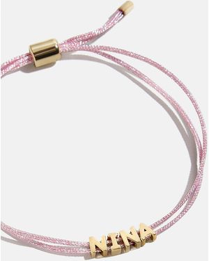 BaubleBar Custom Cord Bracelet - White