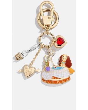 BaubleBar Disney Lady And The Tramp Dynamic Duo Bag Charm - White