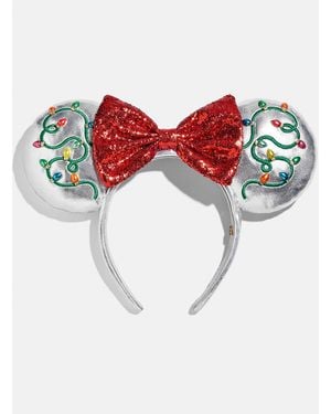 BaubleBar Disney Minnie Mouse String Up The Lights Ears Headband - Red
