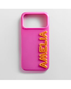 BaubleBar Fine Line Custom Iphone Case - Pink