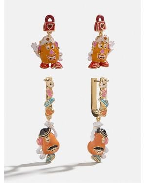 BaubleBar Disney Pixar Mr. Potato Head & Mrs. Potato Head Earring Set - White