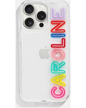 BaubleBar Fine Line Custom Iphone Case - White