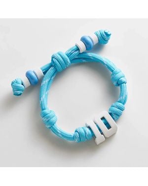BaubleBar Team Knotty Varsity Custom Bracelet - Blue