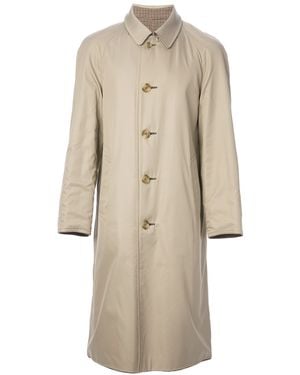 Aquascutum Reversible Raincoat - Natural