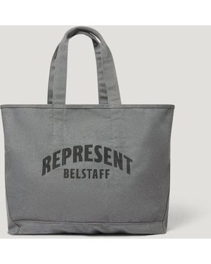 Belstaff X Represent Woven Bag Cotton - Grey