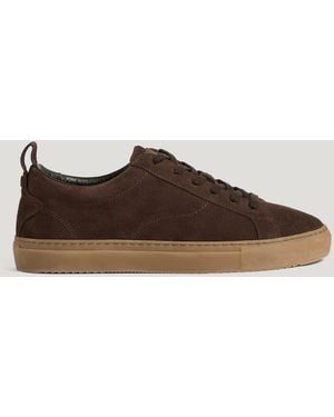 Belstaff Men's Fleming Trainer Suede - Brown