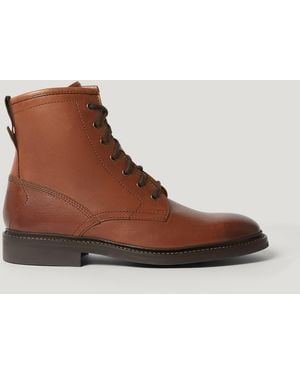 Belstaff Shelton Boot Smooth Leather Cognac - Brown