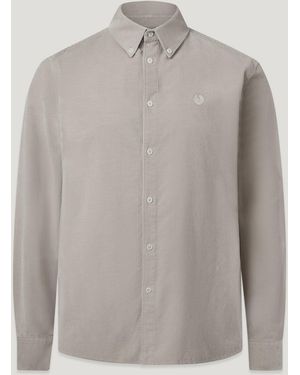 Belstaff Men's Street Shirt Cotton Corduroy - Grey