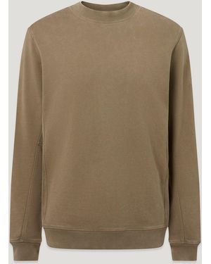 Belstaff Men's Valley Garment Dye Sweat Cotton - Natural