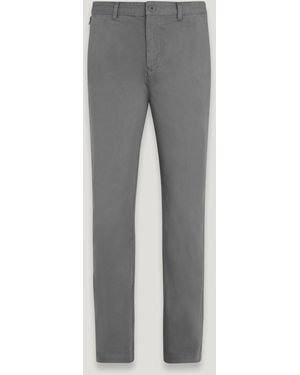 Belstaff Rally Trouser Garment Dye Cotton Size Us - Grey