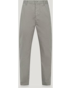 Belstaff Pantaloni Rally Uomo Cotone Tinto - Grigio