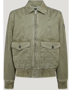 Belstaff Chartsman Jacket Cotton Sateen - Green