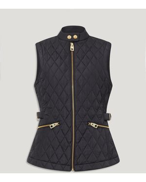 Belstaff Women's Maeva Gilet Quilted Recycled Nylon - Blue