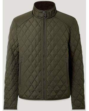 Belstaff Men's Pembroke Jacket Quilted Recycled Nylon - Green