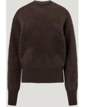 Belstaff Women's Rhea Jumper Wool Cashmere Blend - Brown