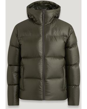 Belstaff Resolve Jacke Für Herren Down Filled Ripstop - Grün