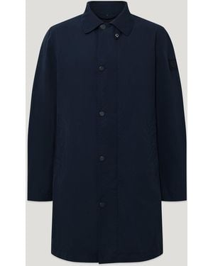 Belstaff Men's Farer Coat Alpha Nylon - Blue