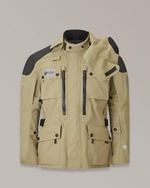Belstaff Long Way Up Motorcycle Jacket - Natural