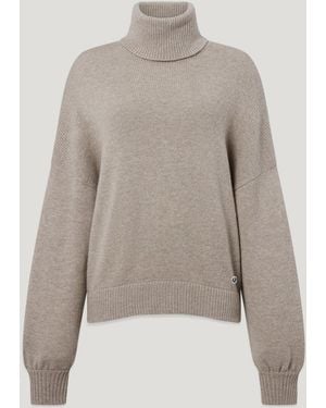 Belstaff Women's Ottawa Jumper Wool Cashmere Blend - Natural