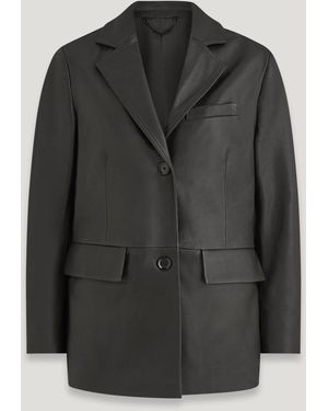 Belstaff Blazer Foil Donna Nappa - Nero