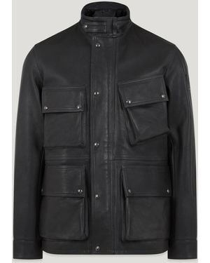 Belstaff Men's Competitor Jacket Calf Leather - Black