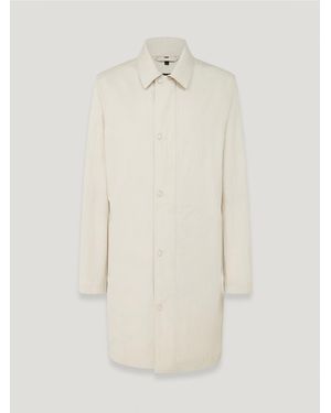 Belstaff Abrigo Drill Para Hombre Gabardina En Mezcla De Algodón - Neutro