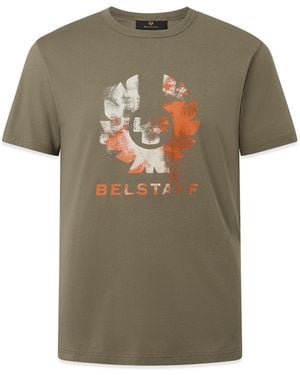 Belstaff Men's Blur T-shirt Cotton Jersey - Green