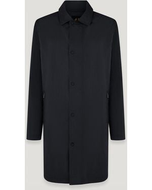 Belstaff Abrigo Drill Para Hombre Gabardina En Mezcla De Algodón - Azul