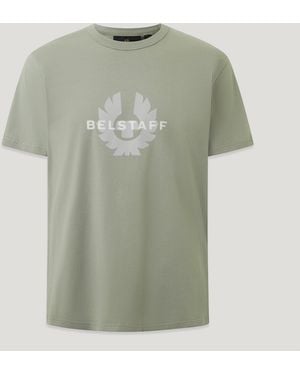 Belstaff Men's Surface T-shirt Cotton Jersey - Green