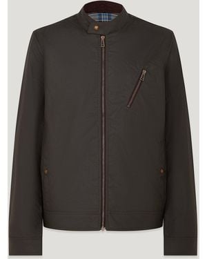Belstaff Men's Sideline Jacket Waxed Cotton - Black