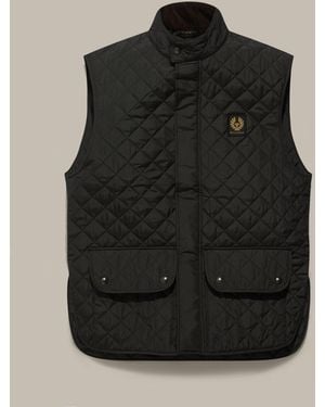 Belstaff Men's Icon Gilet Quilted Recycled Nylon - Black