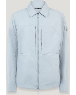 Belstaff Men's Cover Overshirt Nylon Shell - Blue