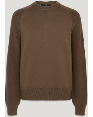 Belstaff Aspect Crewneck Jumper - Brown