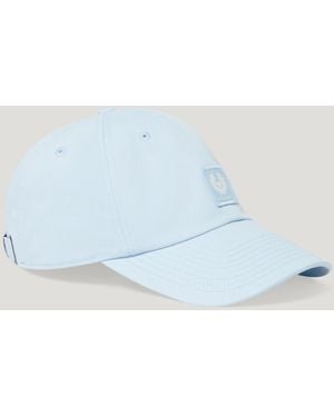 Belstaff Cappellino Resort Twill Di Cotone - Blu