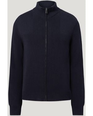 Belstaff Men's Commander Full Zip Cotton - Blue