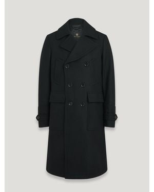 Belstaff Abrigo Milford Para Hombre Mezcla De Lana Y Cachemir - Negro