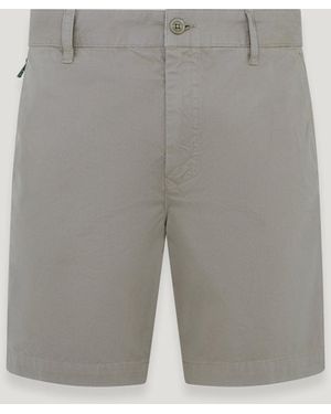 Belstaff Rally Short Garment Dye Cotton Size Us - Grey