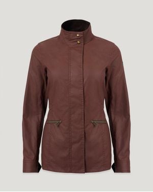 Belstaff Women's Madison Jacket Waxed Cotton - Brown