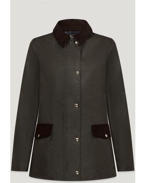 Belstaff Women's Burghley Jacket Waxed Cotton - Black
