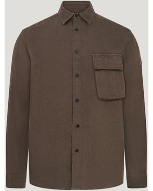 Belstaff Scale Shirt - Brown